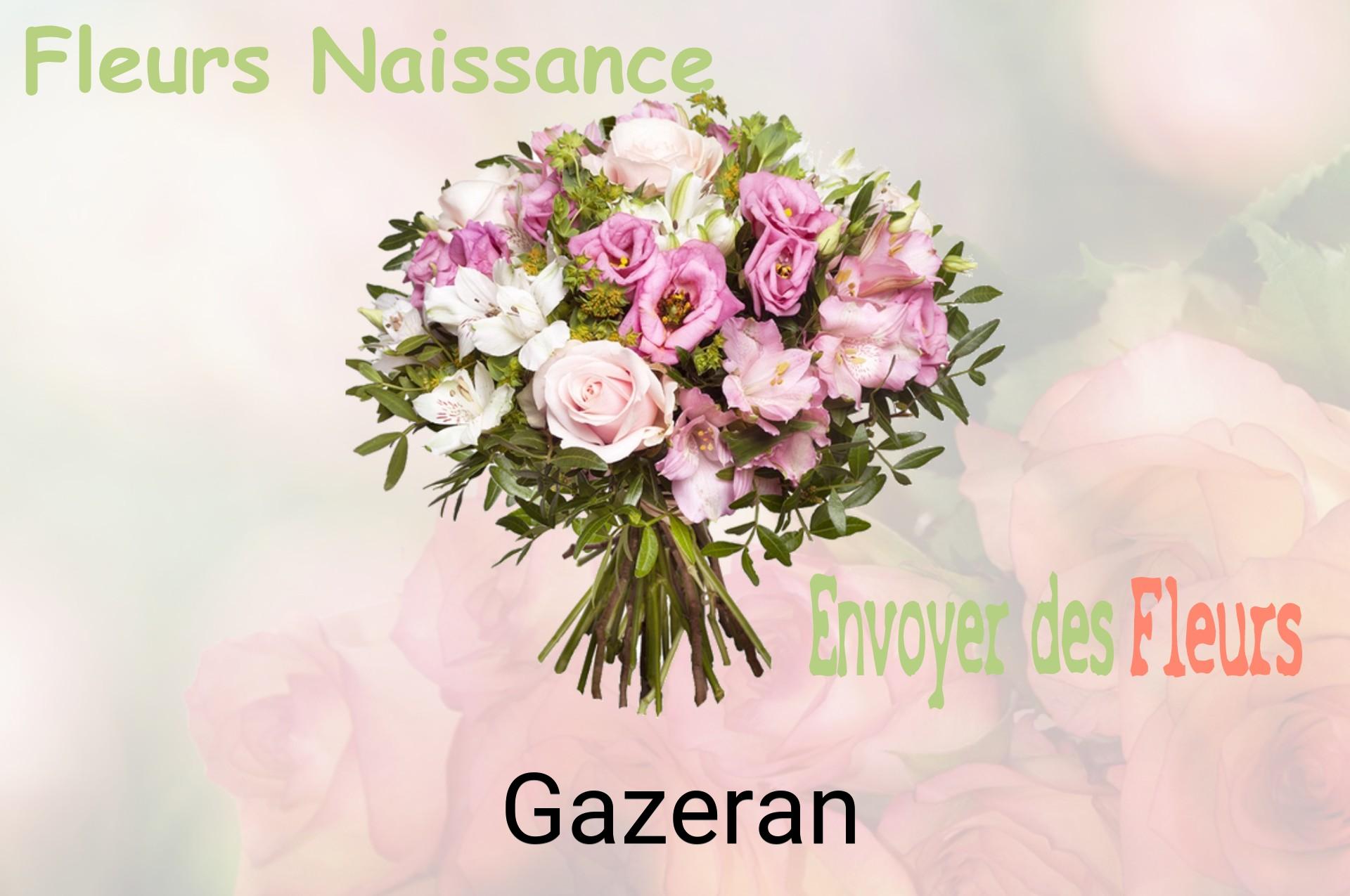 Bouquet de fleurs de naissance livré à Gazeran